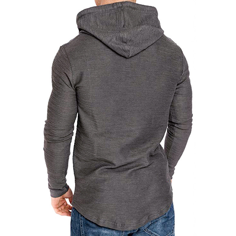 Men's slim fit pullover hoodie