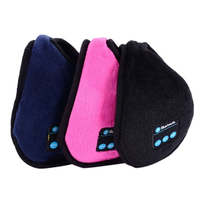 Plush Bluetooth earmuffs headphones