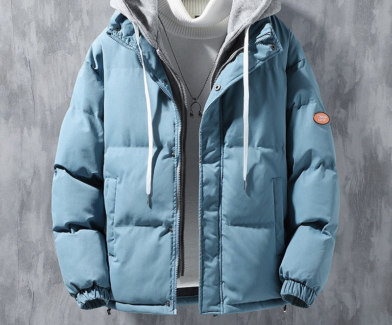 Men's hooded puffer jacket
