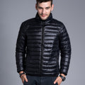 Men's lightweight quilted puffer jacket