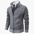 Men’s Tailored Jacket with Lapel and Front Closure