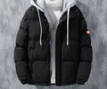 Men's hooded puffer jacket
