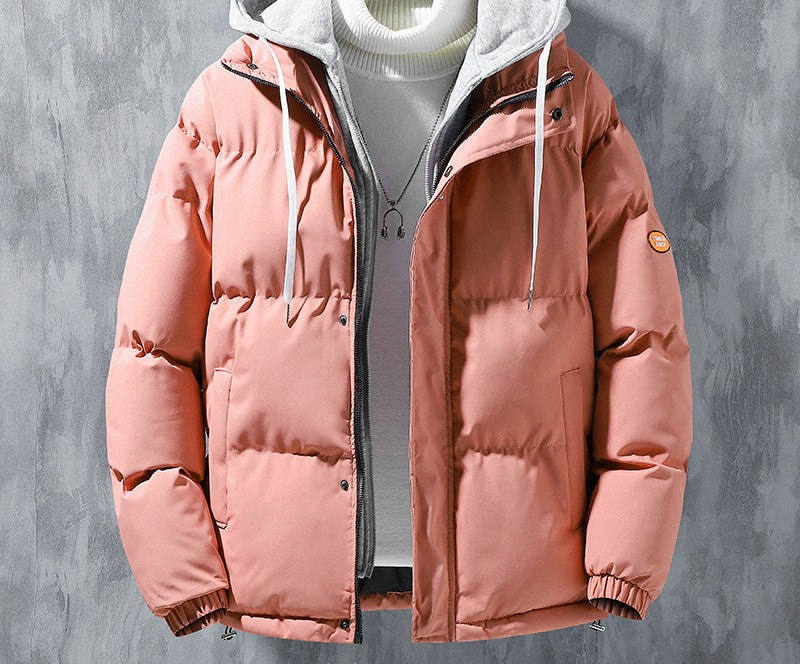 Men's hooded puffer jacket