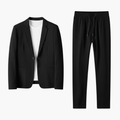 Men’s Two-Piece Blazer Suit with Drawstring Pants