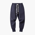 Men’s Japan Style Pants with Drop Crotch and Adjustable Waist