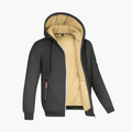 Men’s Hooded Jacket with Zipper and Lining