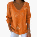 Women’s Top with V Neck and Loose Fit