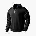Men’s Half-Zip Sweater with Turn-Down Collar