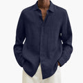 Men’s Classic Fit Long Sleeve Button-Down Shirt