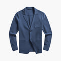 Men’s Knit Blazer with Lapel Collar and Fastening