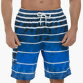 Men’s Swim Shorts with Stretch Waistband and Water-Resistant Material