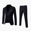 Men’s Three-Piece Suit with Jacket and Waistcoat