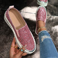 Rubea | Fashionable Slip-On Glitter Loafers for Daily Wear