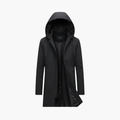Men’s Jacket with Hood and Front Zip