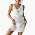 Women’s Beach Sarong with V Neck and Lace Pattern