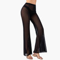 Women’s Beach Pants with Elastic Waist and Wide Legs