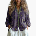 Women’s Blouse with Collar and Button Closure