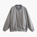 Women’s Bomber Jacket with Zip Front, Elastic Hem and Side Pockets