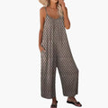 Women's Casual Jumpsuit with Delicate Pattern by Heidi-Mode
