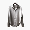 Women’s Collared Blouse – Long Sleeve Button-Front Shirt