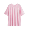 Women’s Crew Neck Dropped Shoulder Short Sleeve T-Shirt