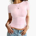 Women’s Crew Neck Short Sleeve Stretch T-Shirt