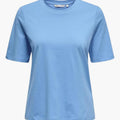 Women’s Crew Neck Short Sleeve T-Shirt – Plain One-Piece Top