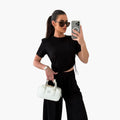Women's Crop Top and Jogger Pants Two-Piece Set