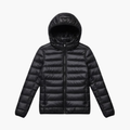 Women’s Down Jacket with Hood and Zip