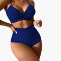 Women’s High-Waisted Animal Print Bikini Set