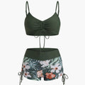 Women’s High-Waisted Floral Two-Piece Bikini Set
