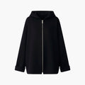 Women’s Hooded Jacket with Zipper and Pockets