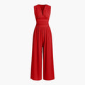 Women’s Jumpsuit with Sleeveless Design and Wide Leg Pants