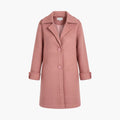 Women’s Long Coat with Buttons and Pockets