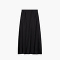 Women's Maxi Skirt with High Waist and Satin Finish
