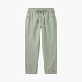 Women’s Pants with Drawstring Waist and Rolled Hem