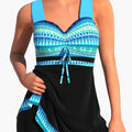 Women’s Patchwork Tankini Set