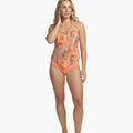 Women’s Printed Tankini Set with Cutout Detail