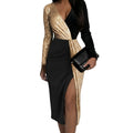 Women’s Round Neck Glitter Dress
