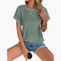 Women’s Round Neck T-Shirt with Loose Fit