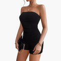 Women’s Sleeveless Jumpsuit with Gathered Design – One-Piece