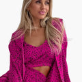 Women’s Sleeveless Printed Top and Shorts Set – Two-Piece Outfit