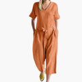 Women’s Straight Leg Jumpsuit with Clean Design