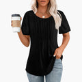 Women’s Summer T-Shirt with Round Neck and Loose Fit
