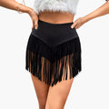 Women’s Swimsuit with High Waist and Fringe Detail