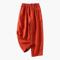Women's Pants with Elasticated Waistband and Side Pockets