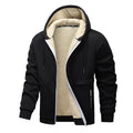 Men's sherpa lined zip hoodie